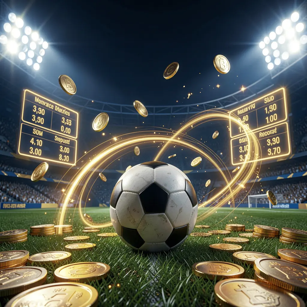K7BTD sports betting hero banner featuring a football stadium at night with bright floodlights, a soccer ball on green grass, glowing odds panels, golden coins, and dynamic light trails in a premium dark blue and gold cinematic 3D render K7BTD sports betting hero banner featuring a football stadium at night with bright floodlights, a soccer ball on green grass, glowing odds panels, golden coins, and dynamic light trails in a premium dark blue and gold cinematic 3D render